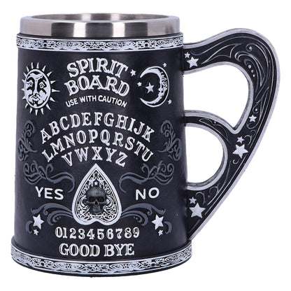 Black and White Spirit Board Tankard Mug 2