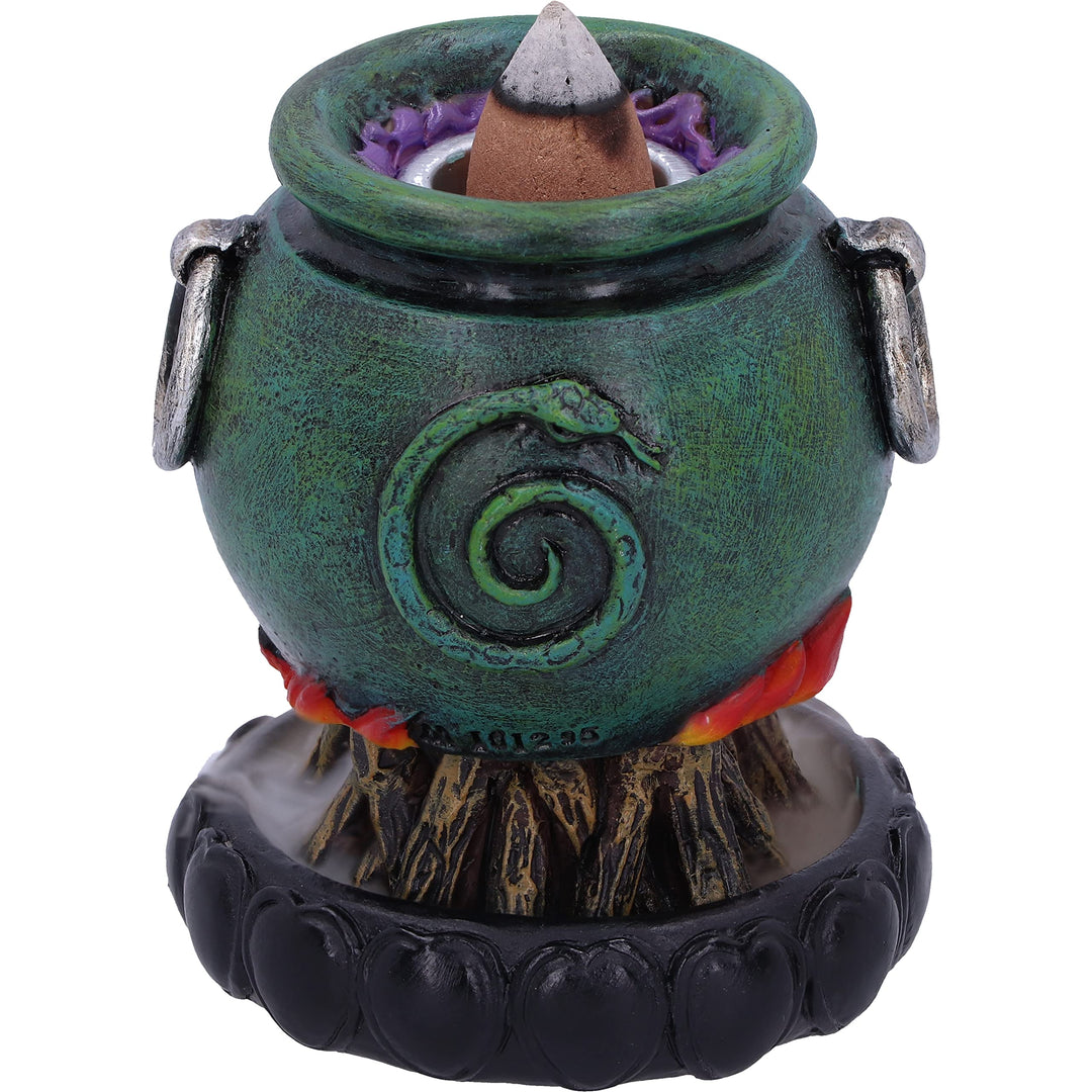 Mini Cauldron Back Flow Burner Emerald Backflow Incense 7.3cm