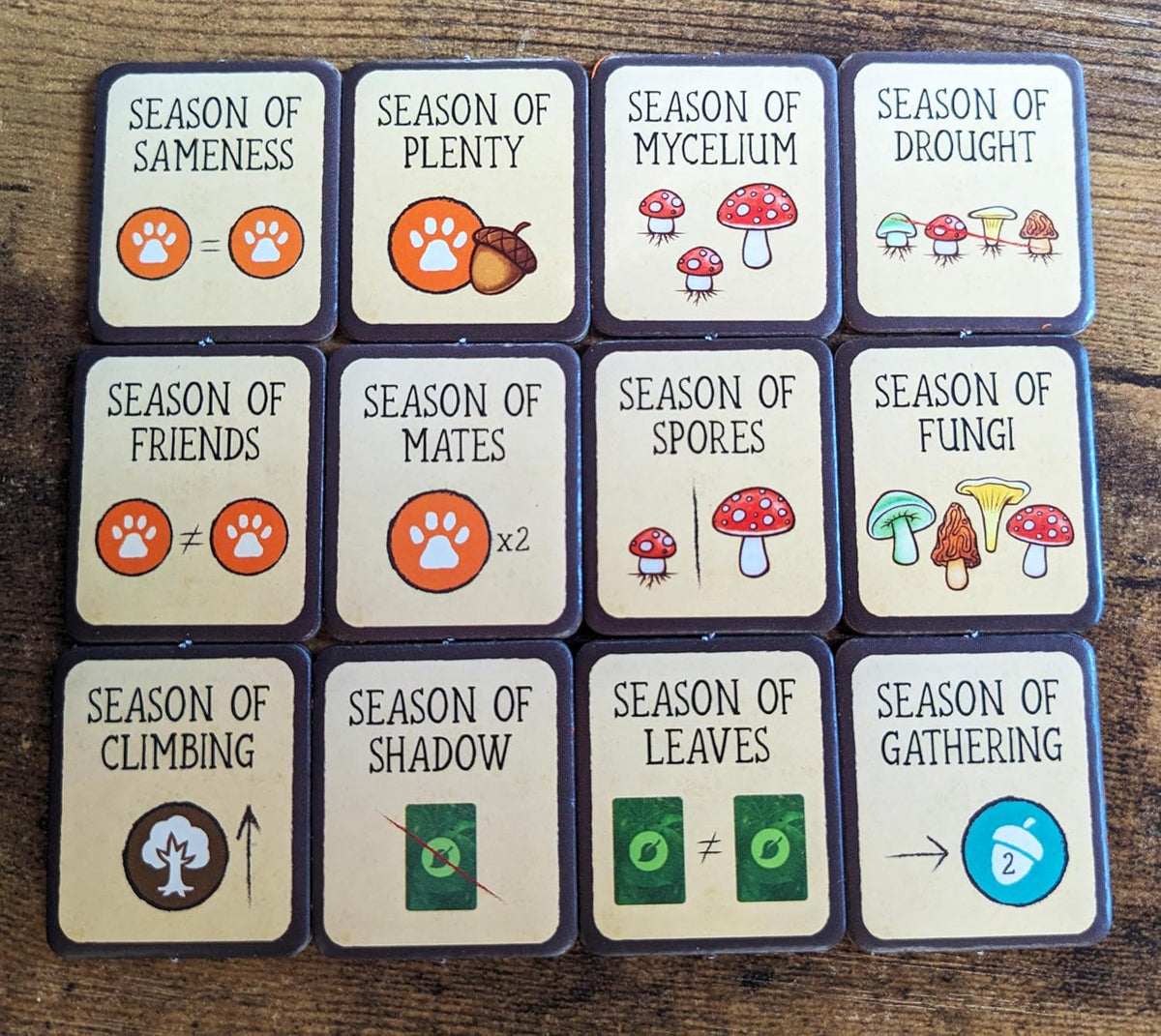 Season of the Bear Leaf Board Game Expansion