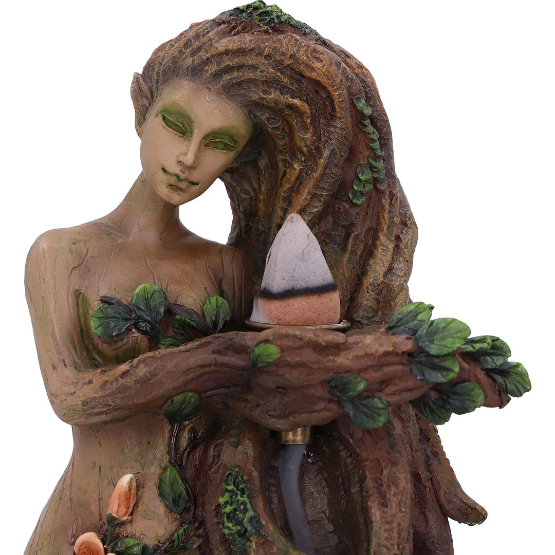 Lady Earth Female Tree Spirit Natural Backflow Incense Burner 23.5cm