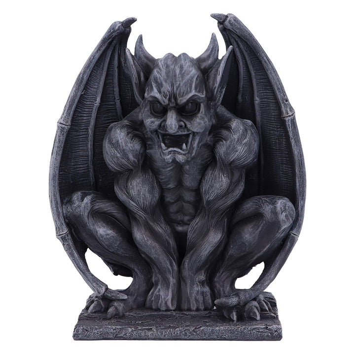Adalward Dark Black Grotesque Gargoyle Figurine 26cm