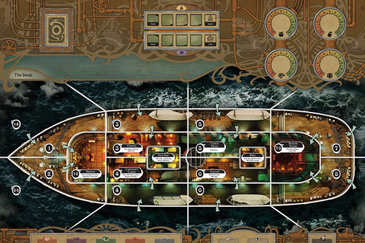 Unfathomable | Strategy Game for Teens and Adults | Arkham Horror | Hidden Traitor Board Game | Ages 14+ | 3-6 Players | Average Playtime 120-240 Minutes | Made by Fantasy Flight Games