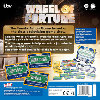 Wheel of Fortune Board Game