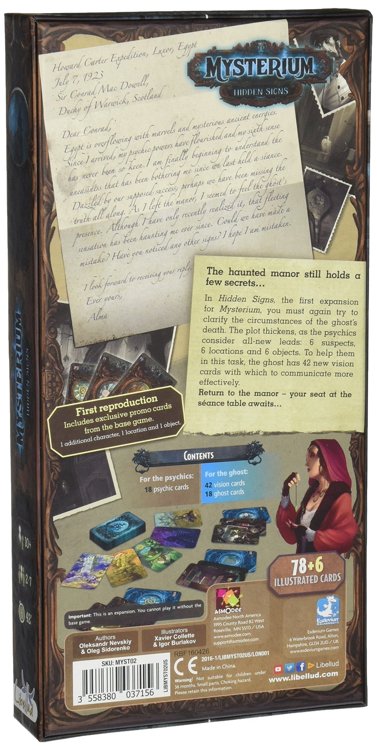 Hidden Signs Mysterium Expansion 1 Board Game by Libellud 4