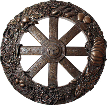 Wheel Of The Year Plaque Pagen Holiday Calendar 25cm 2