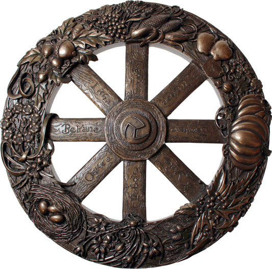Wheel Of The Year Plaque Pagen Holiday Calendar 25cm 2