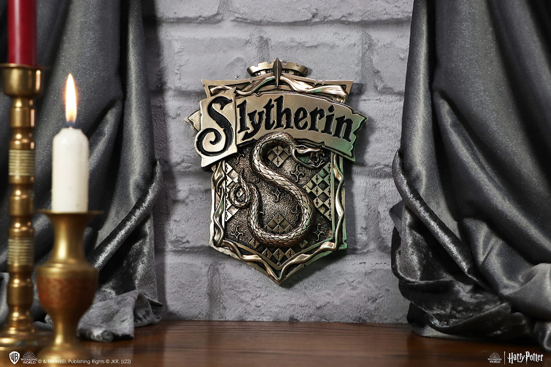 Harry Potter Bronze Slytherin Wall Plaque 19.8cm Officially Licensed