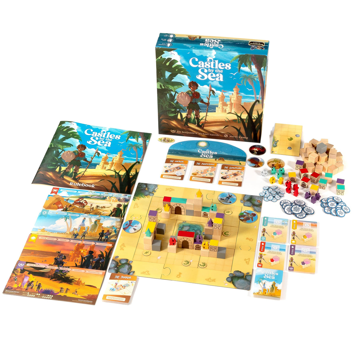Castles by The Sea by Brotherwise Games, Strategy Board Game 2