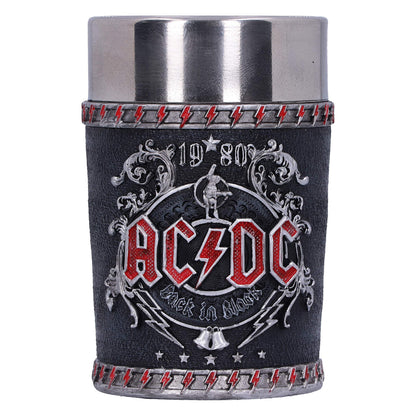 ACDC Back in Black Shot Glass 8.5cm Officially Licensed 5