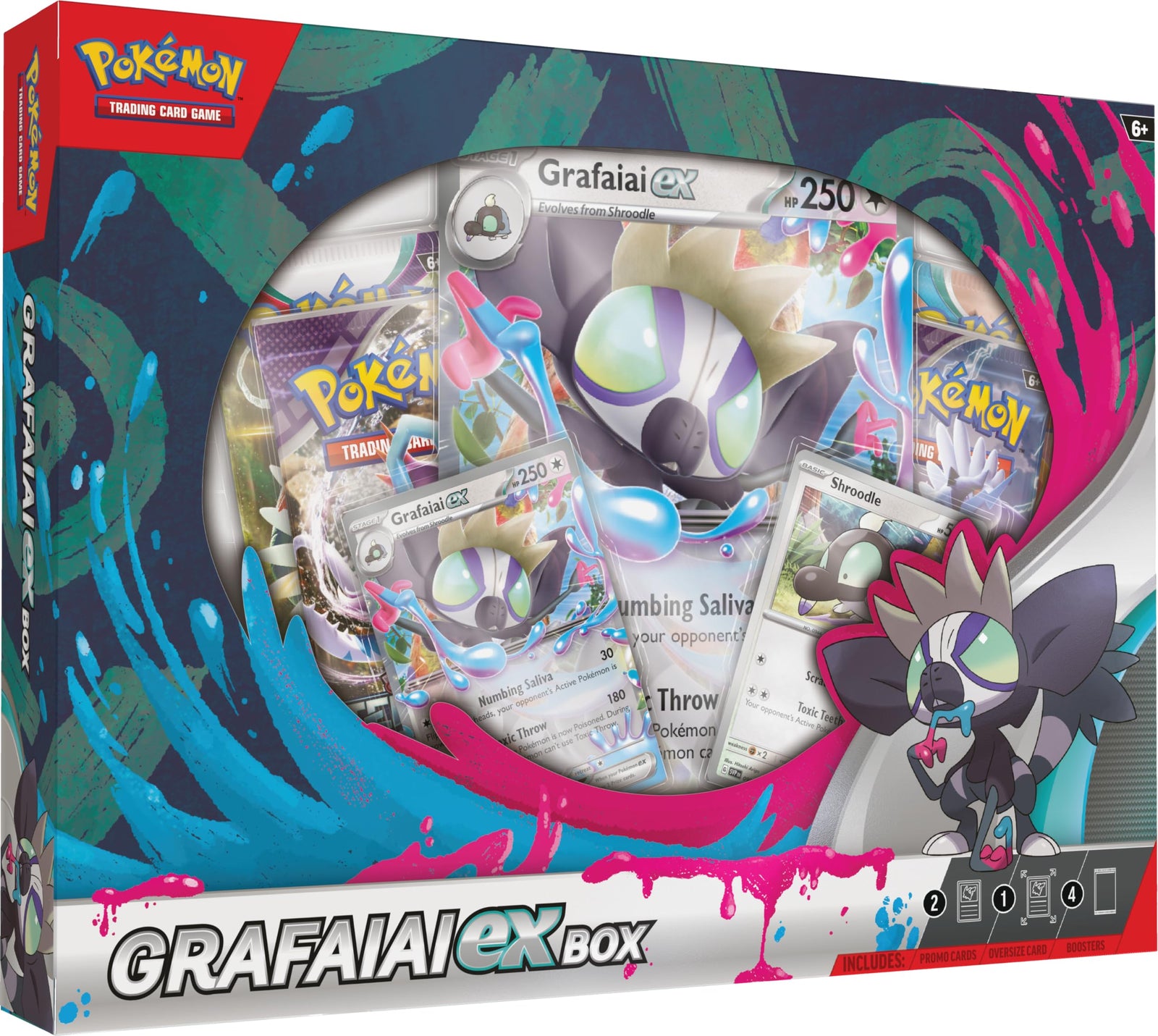 Pokemon TCG Grafaiai April EX Box 1