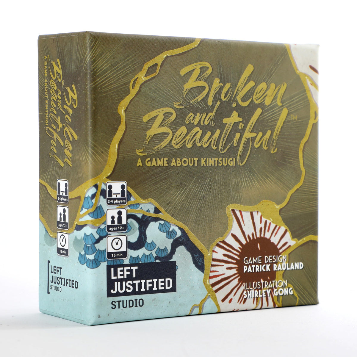 Left Justified Broken and Beautiful Kintsugi Card Game – Fun & Portable for Family Game Night – Perfect for Teens & Adults – 2-4 Players, Themed Deck of Cards, Great for Family Fun 1