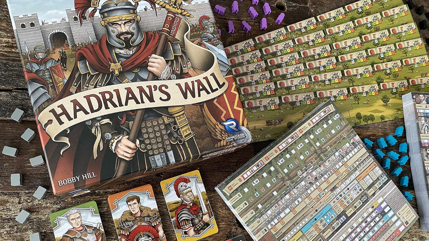 Hadrians Wall Board Game Roman Fort Flip and Write