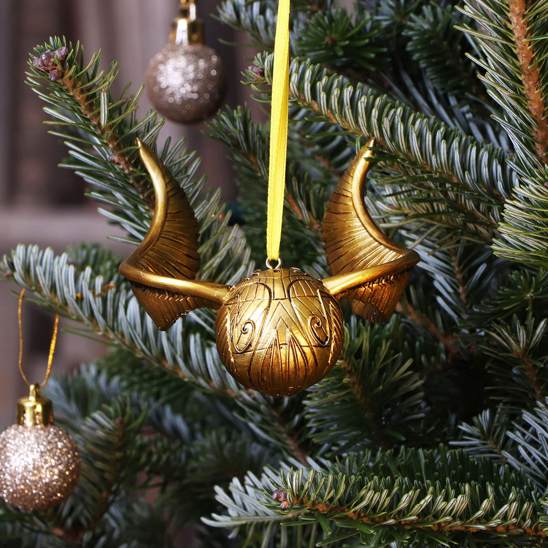 Harry Potter Golden Snitch Quidditch Hanging Ornament Officially Licensed