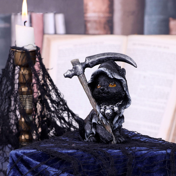 Amara Grim Reaper Fline Cat Figurine 10.2cm
