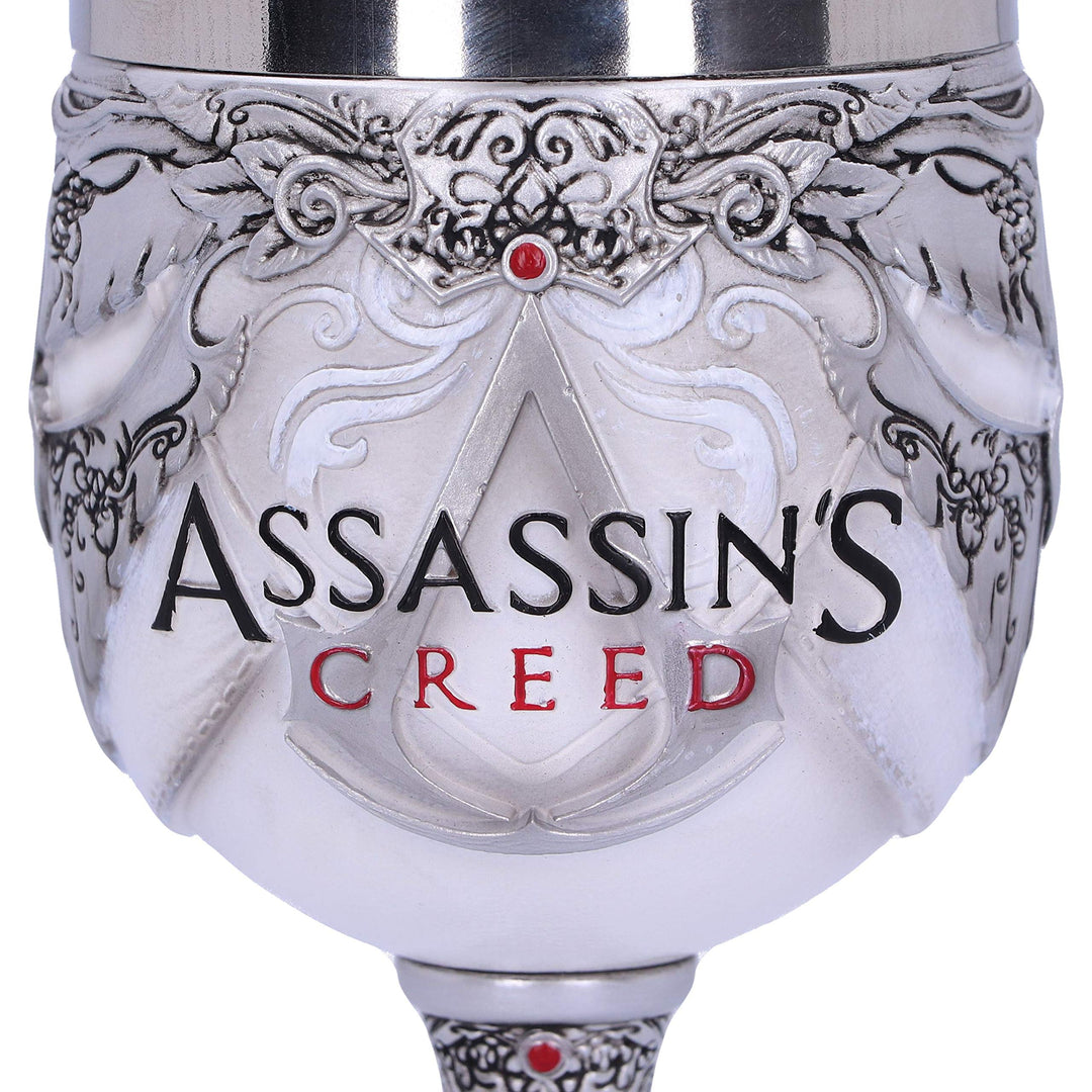 Assassins Creed White Game Goblet 20.5cm Officially Licensed