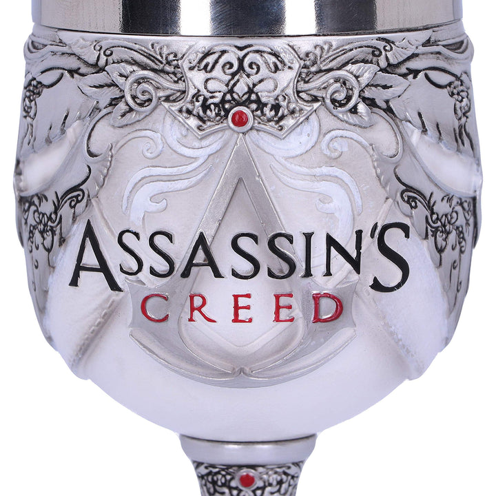 Assassins Creed White Game Goblet 20.5cm Officially Licensed