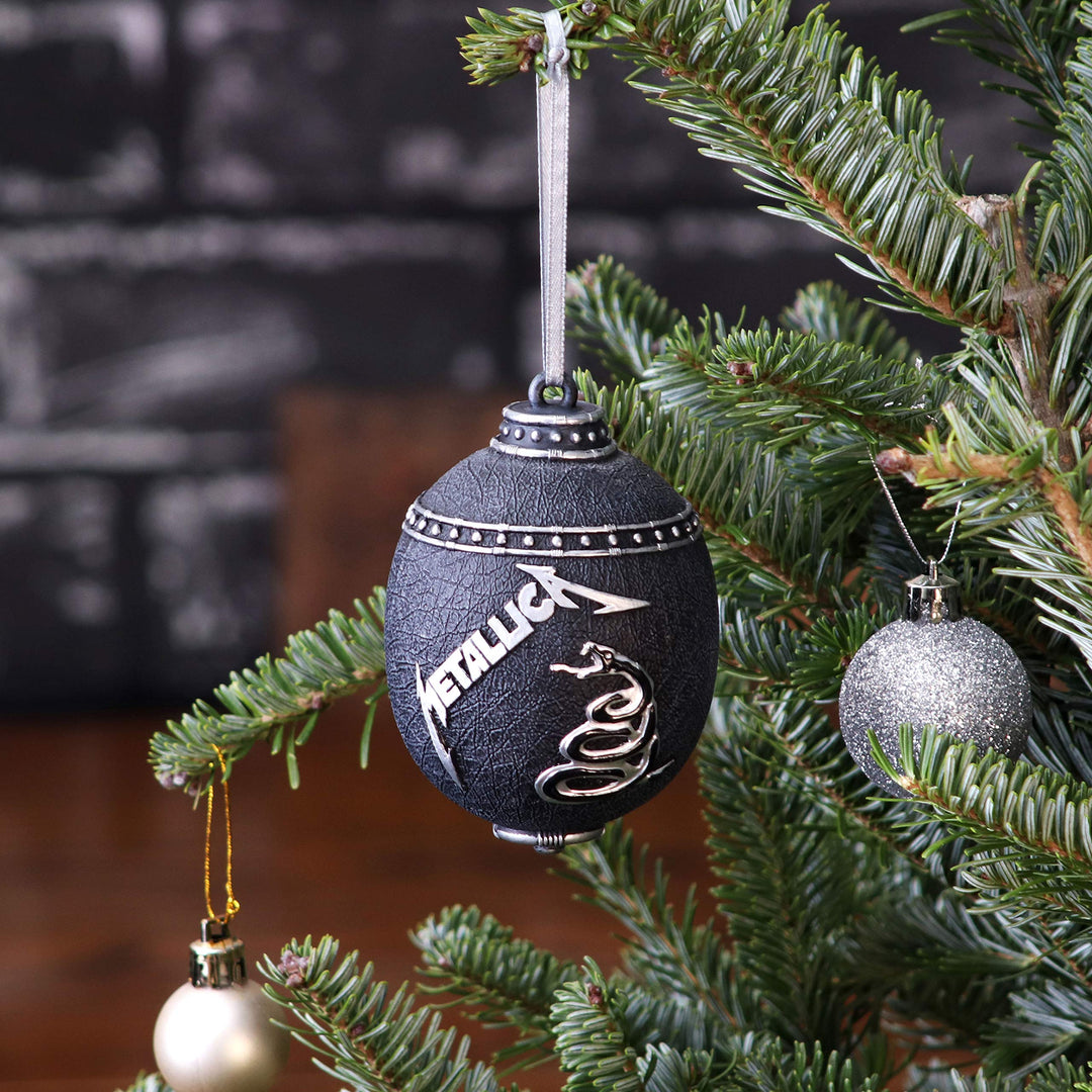 Metallica Black Album Hanging Decorative Ornament 10cm Officially Licensed