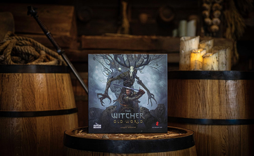 The Witcher Old World Board Game - Competitive Adventure in The Monster-Infested Witcher Universe! Strategy Game for Adults, Ages 14+, 1-5 Players, 90-150 Minute Playtime, Made by Go On Board