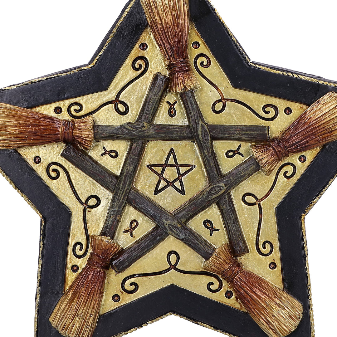 Magick Protector Wiccan Broomstick Box 16cm