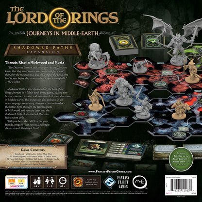 The Lord of the Rings Journeys in Middle-earth Shadowed Paths Board Game Expansion 2