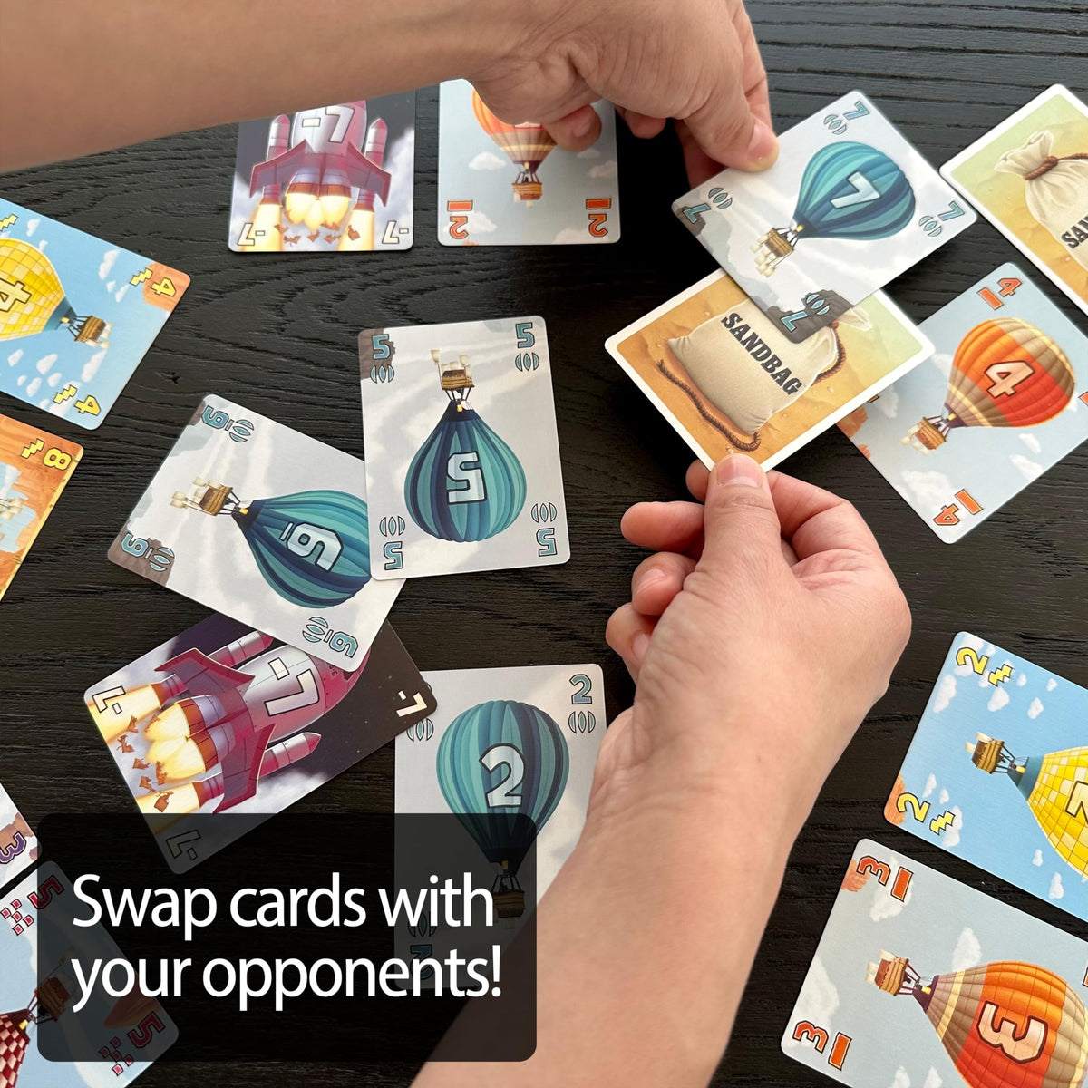 Sandbag - from The Creators of Cat in The Box Deluxe Edition Bézier Games - Trick Taking Card Game - 30 min Play time - Strategy Card Game for 3 to 6 Players - Fast-Paced Gameplay 3