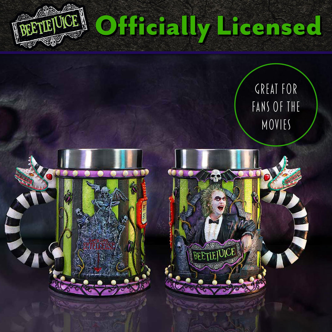 Beetlejuice Tankard 17cm