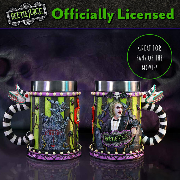 Beetlejuice Tankard 17cm