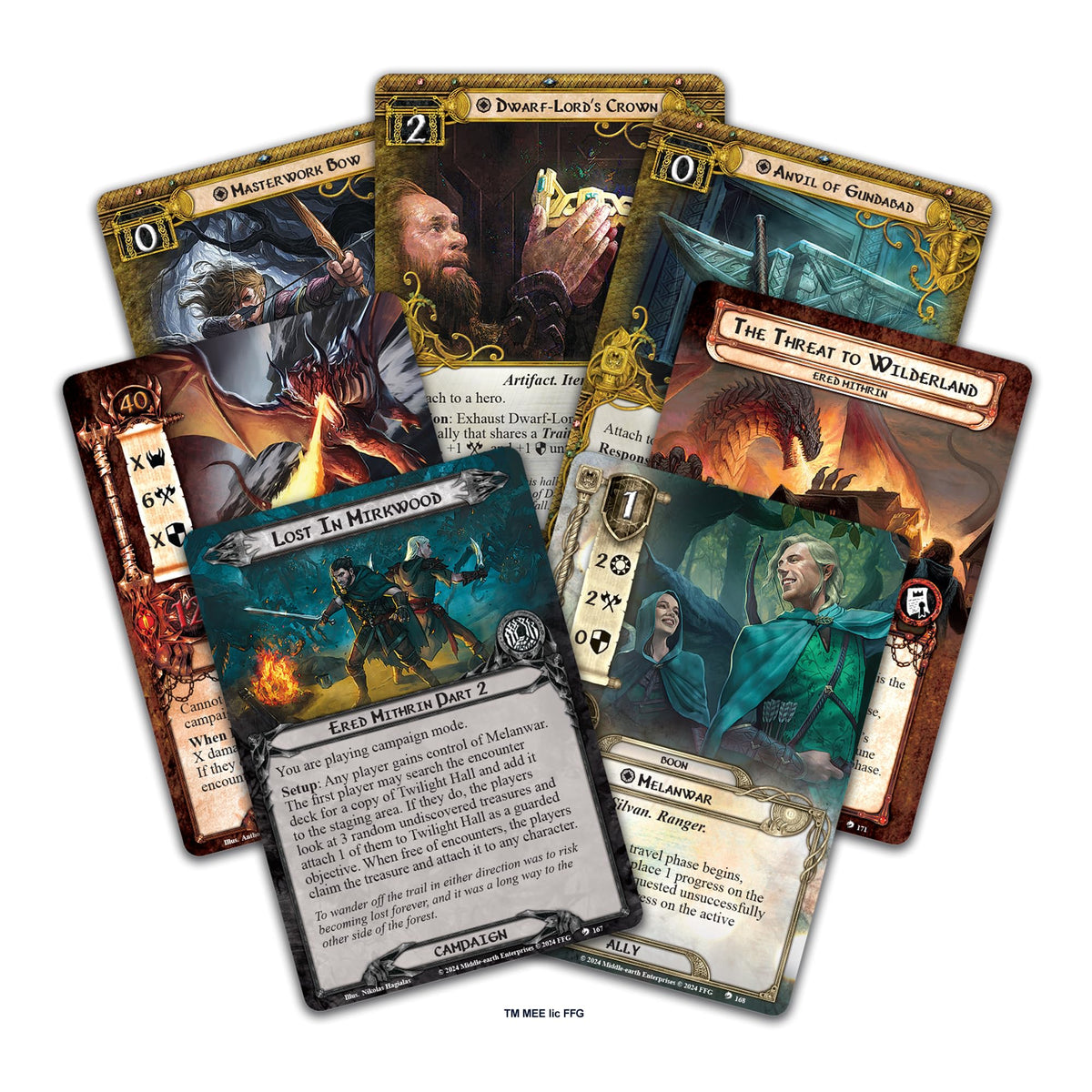 The Lord of the Rings the Card Game Ered Mithrin Campaign Expansion 2
