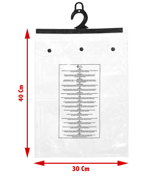 Pvc Snap Bag For Costumes 30X40X2,5 Cm