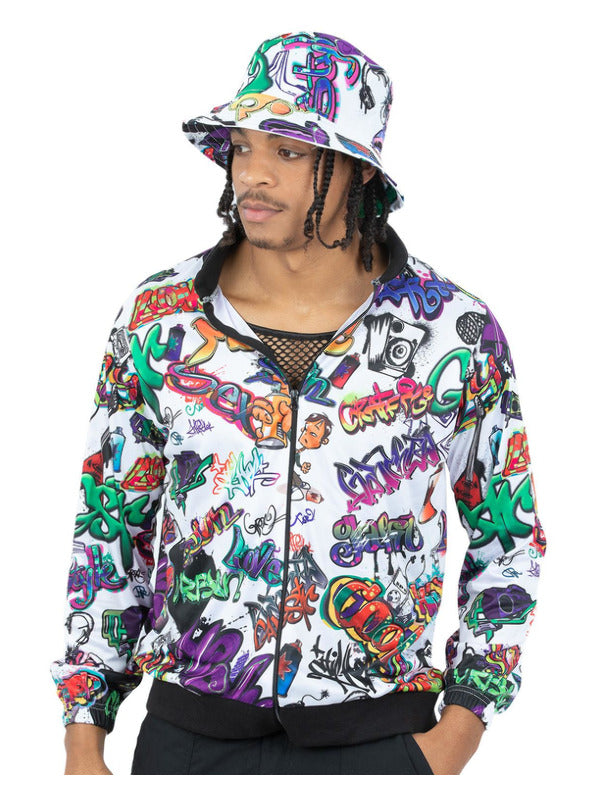 90s Hip Hop Graffiti Jacket 1
