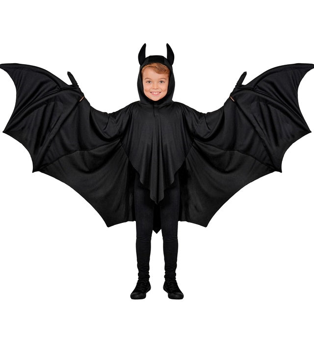 Bat  Hooded Coat With Bendable Wings 