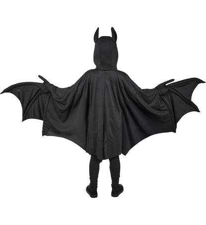 Bat  Hooded Coat With Bendable Wings 