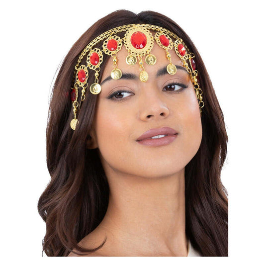 Grecian Gold and Ruby Headdress 1