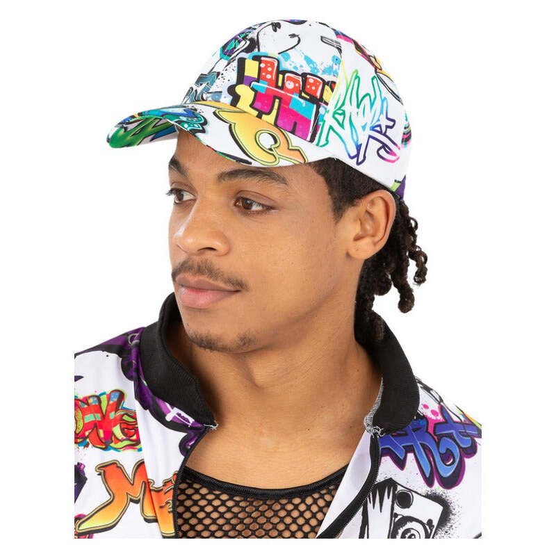 90s Graffiti Peaked Cap 1
