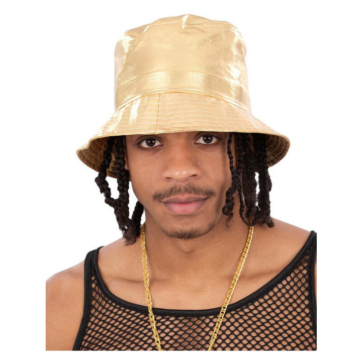 90s Gold Bucket Hat 1