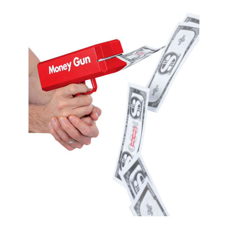 Make It Rain Money Gun with 100pcs Paper Currency 1