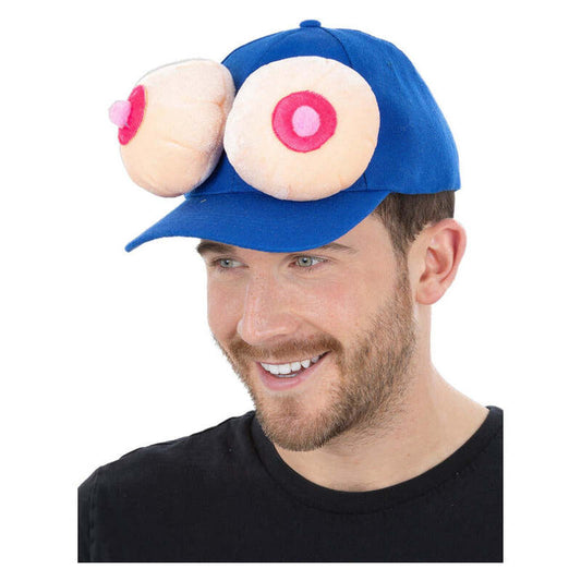 Boob Peaked Cap Joke Bucks Night Hat 1