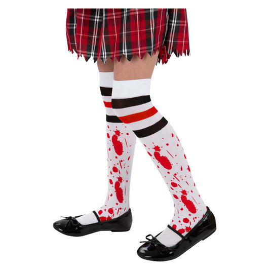 Kids Unisex Bloody Zombie School Socks 1
