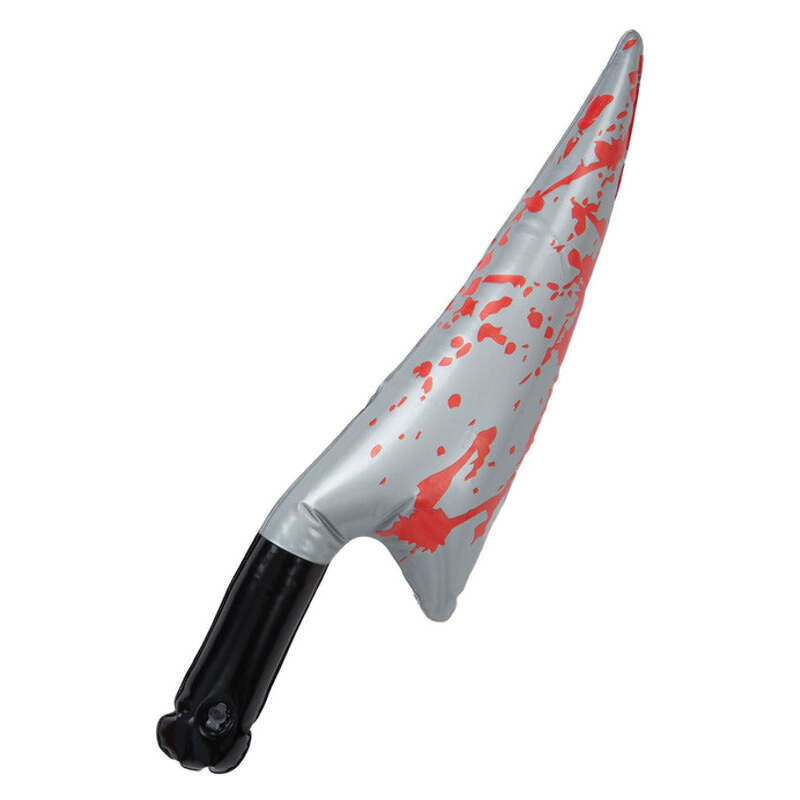 Inflatable Bloody Knife 40cm Halloween Joke 1