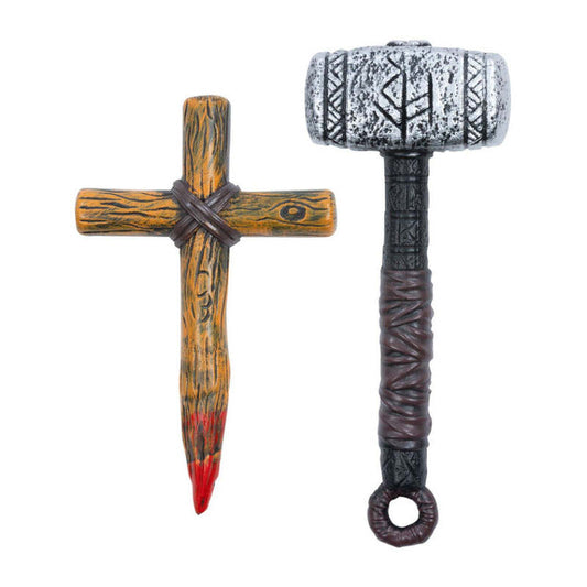 Vampire Slayer Stake + Hammer Kit Buffy 1