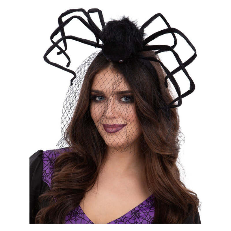 Black Spider Headband for Women 1