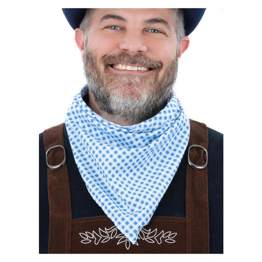 Bavarian Neckerchief Blue Pattern 1