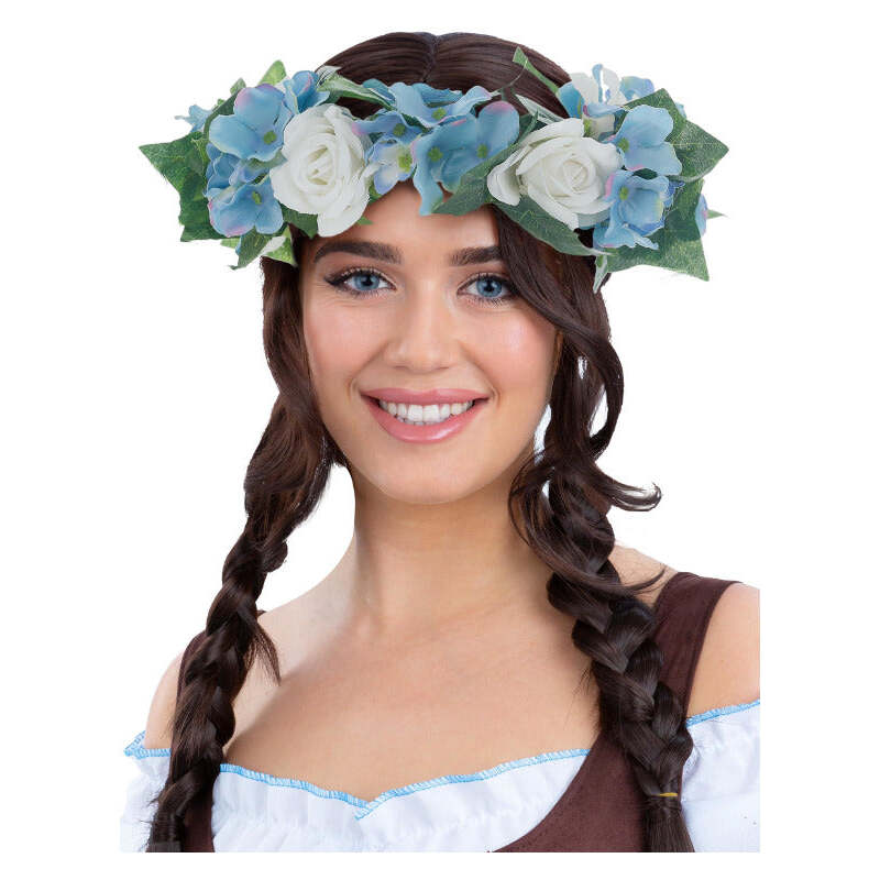 Beer Maiden Flower Crown Oktoberfest Hat 1