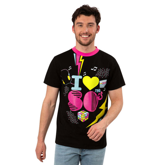 Unisex 1980s Printed T-Shirt I love the 80s 1