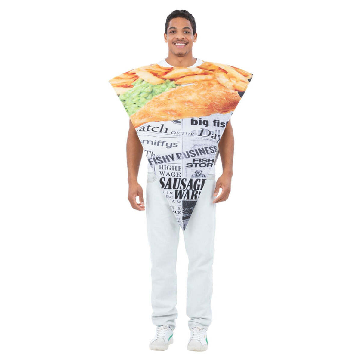 Fish and Chips Costume Poncho 1
