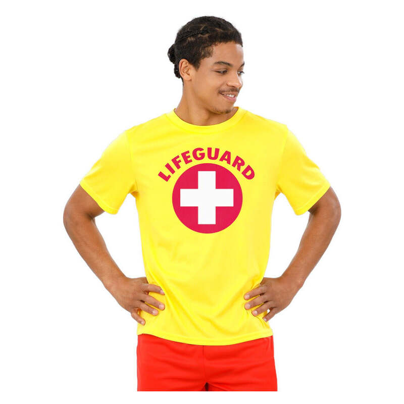 Lifeguard T Shirt Beach Costume 1