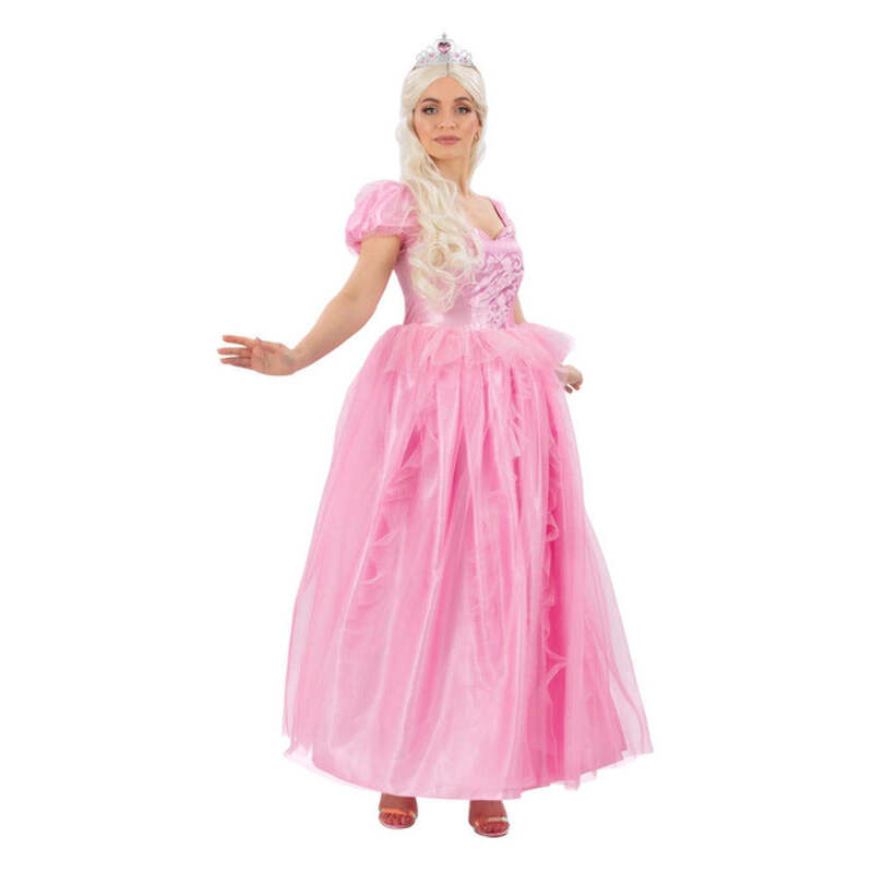 Good Witch Fairy Costume Glinda Pink Dress for Women 1