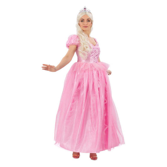 Good Witch Fairy Costume Glinda Pink Dress for Women 1