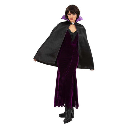 Dark Queen Vampire Cape with Collar 1