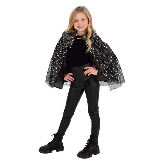 Moon and Stars Frill Cape 1